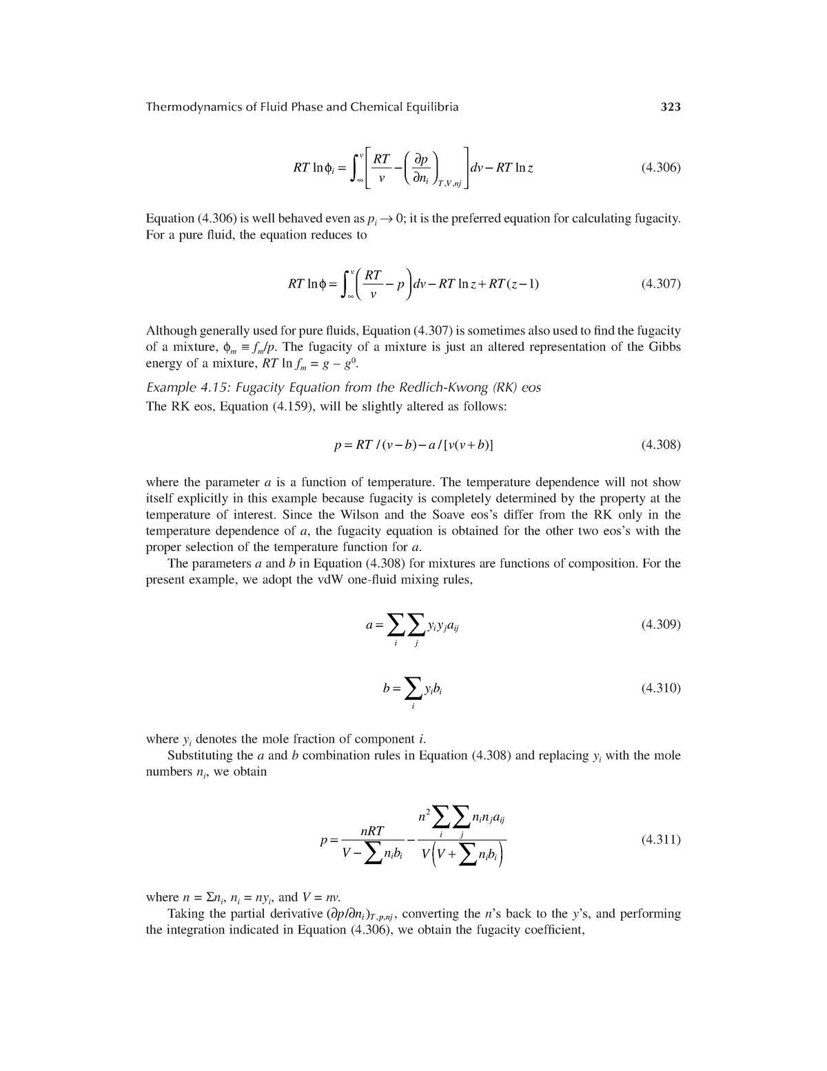 Albright's Chemical Engineering - Thermodynamics of Fluid Phase and ...