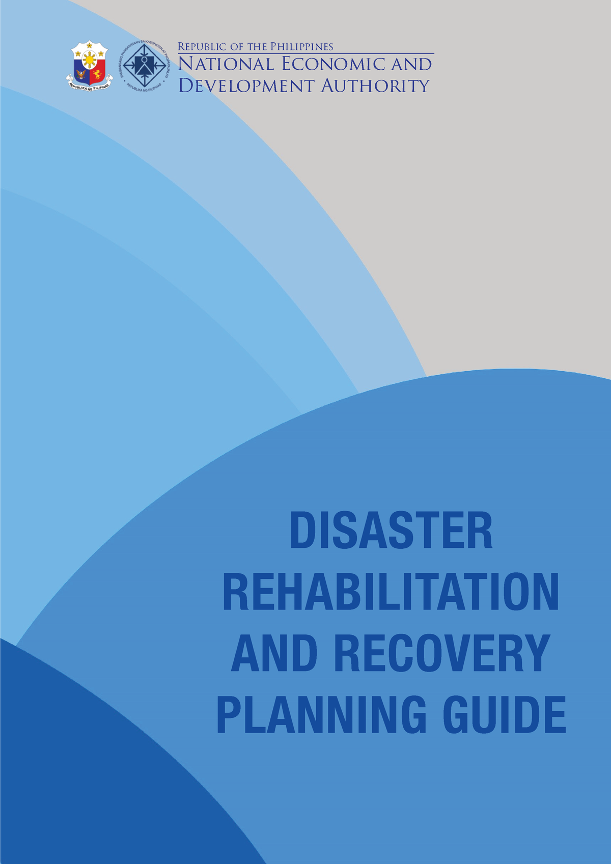 Disaster Rehabilitation And Recovery Planning Guide NEDA DISASTER 