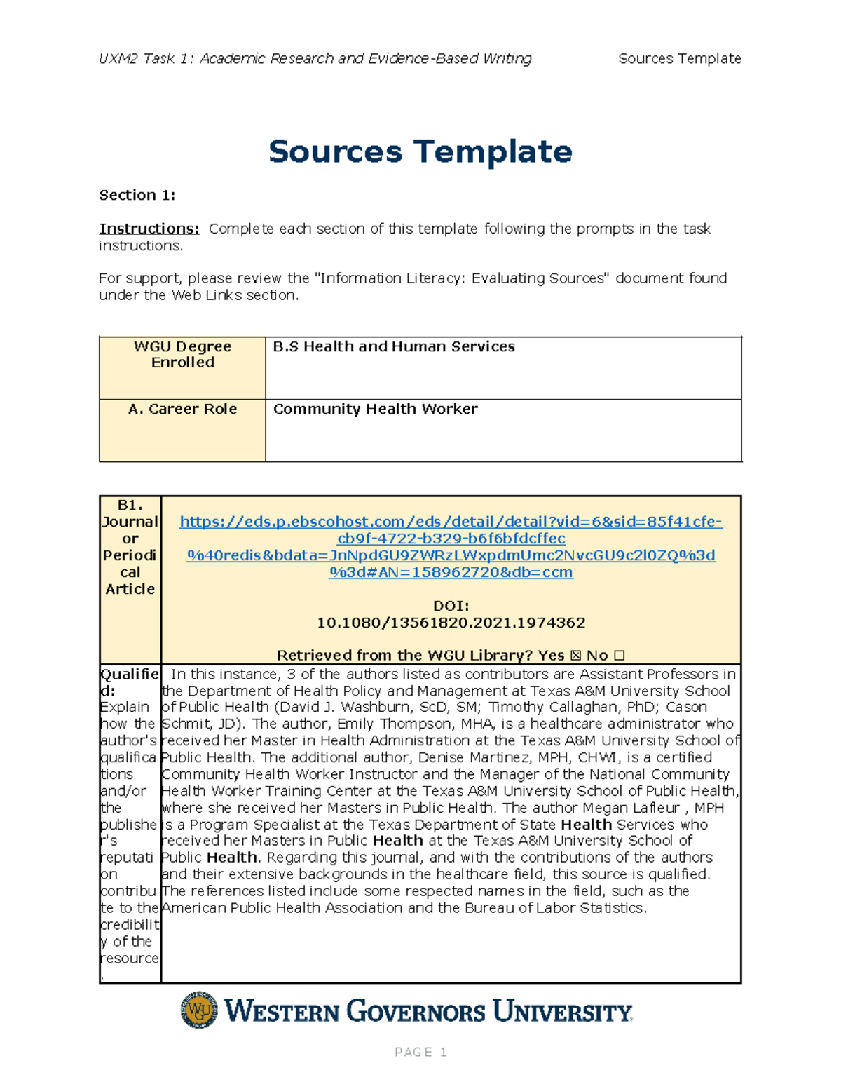 Sources Template-D389 edit - Sources Template Section 1: Instructions ...