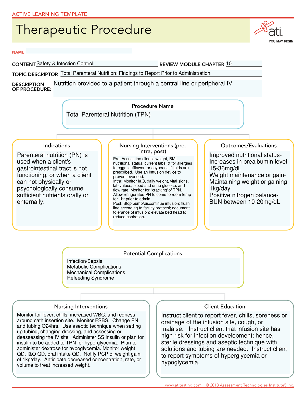ati-therapeutic-procedure-template-indications-nursing-interventions-client-education-nursing