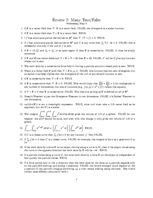 Math233 Test1Review Problems 2020F - Math 233 Test 1 Review Problems ...