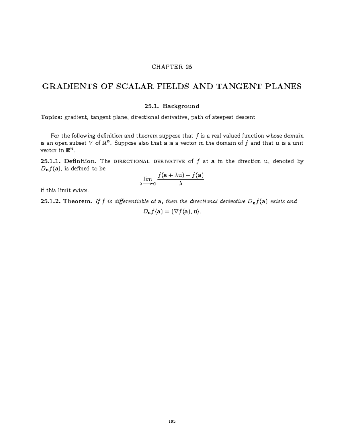 MATH 32 Exercise Ch5 - CHAPTER 25 GRADIENTS OF SCALAR FIELDS AND ...