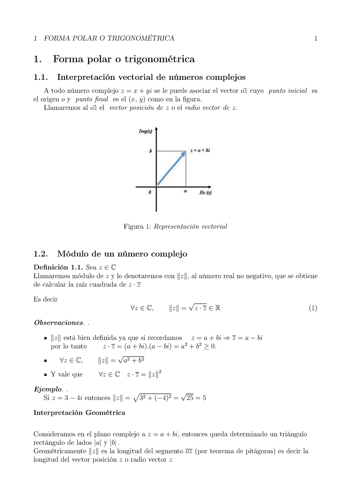 Complejos Marzo 2018 De Modulo A Radicacion