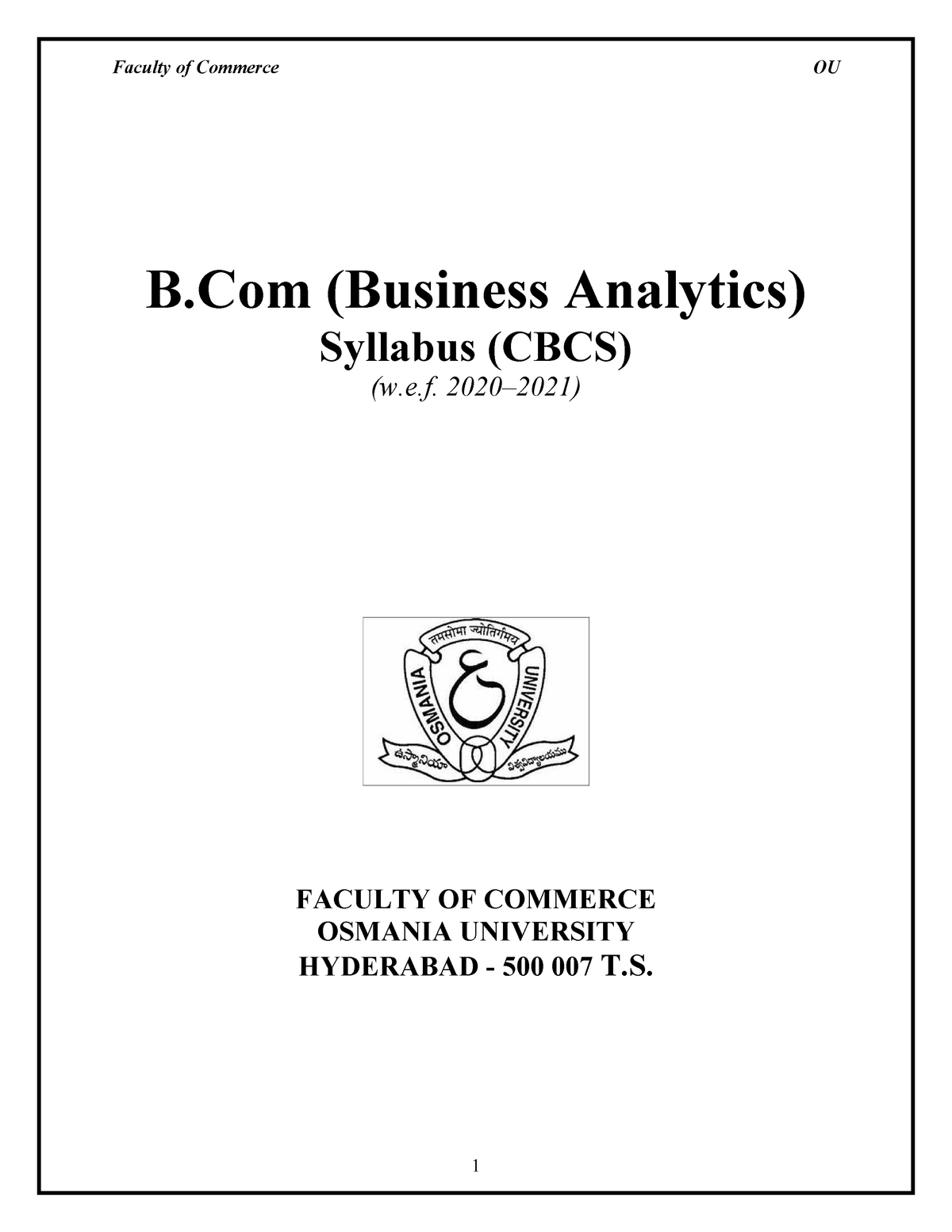 7.B.Com Business Analytics - B (Business Analytics) Syllabus (CBCS) (w ...