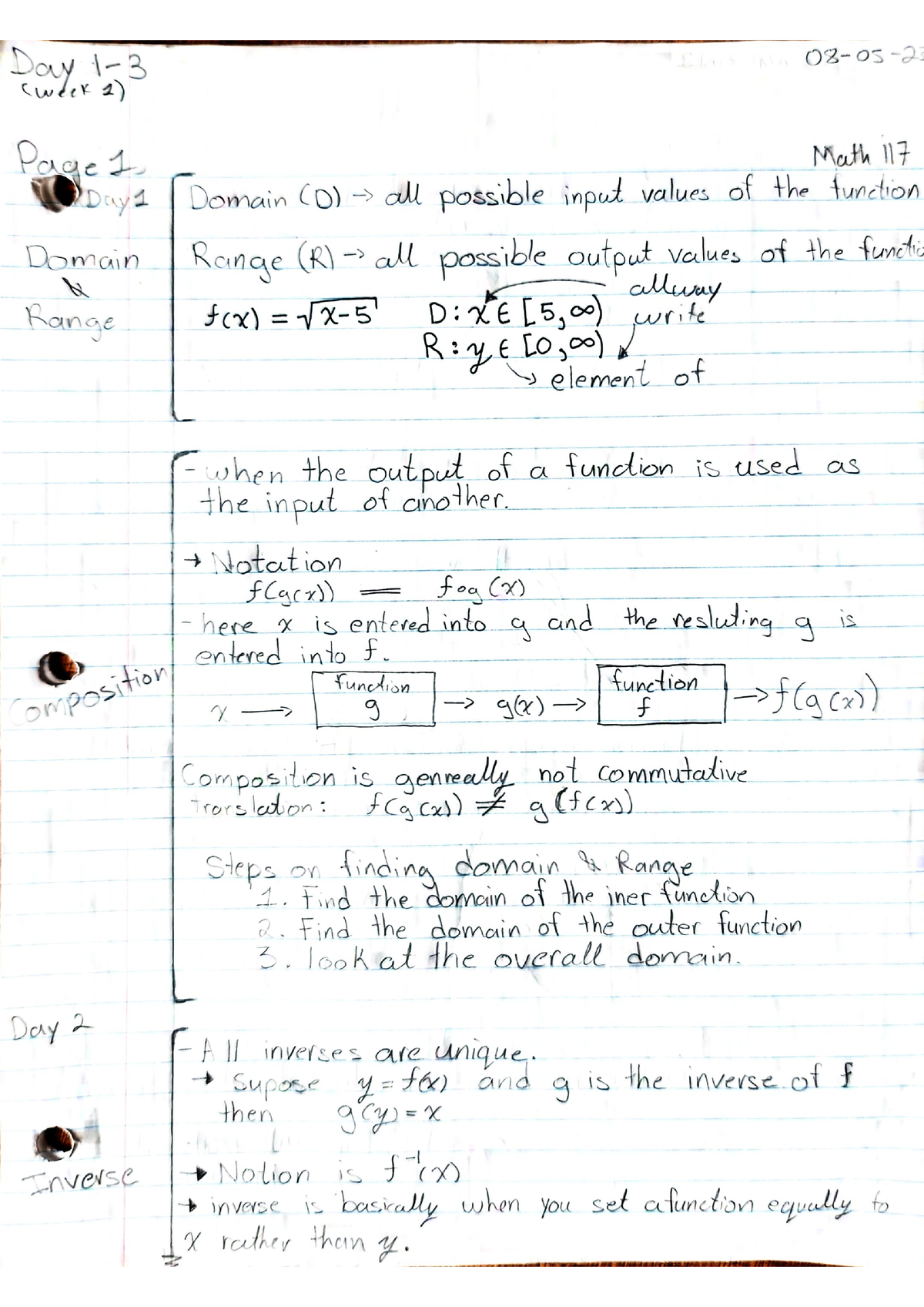 Math 117 W1 Lec 1-3 - Notes - MATH 117 - UWaterloo - Studocu