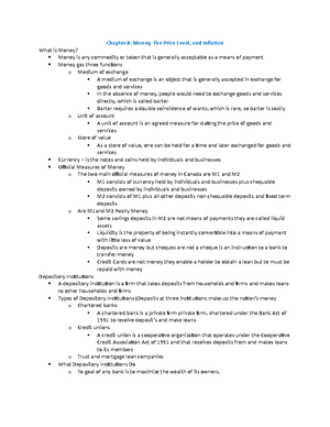 Chapter 9 multiple choice question Bank - Macroeconomics: Canada in the ...