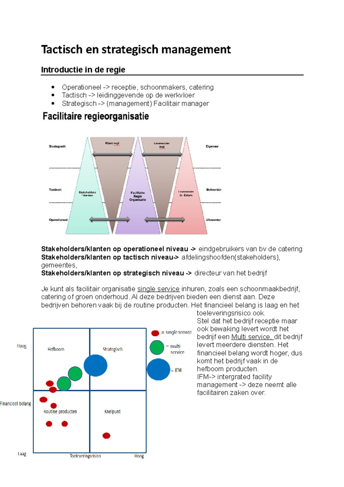 Tactisch en strategisch management - Tactisch en strategisch management ...