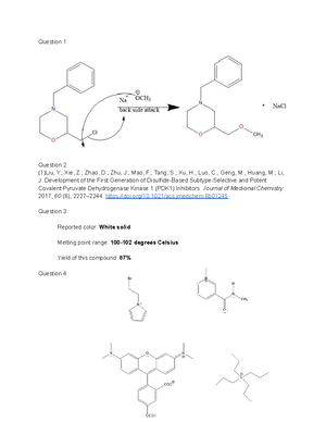 CHM 226 Lab 5 Post lab questions - Lab 5 Distillation – Post lab ...