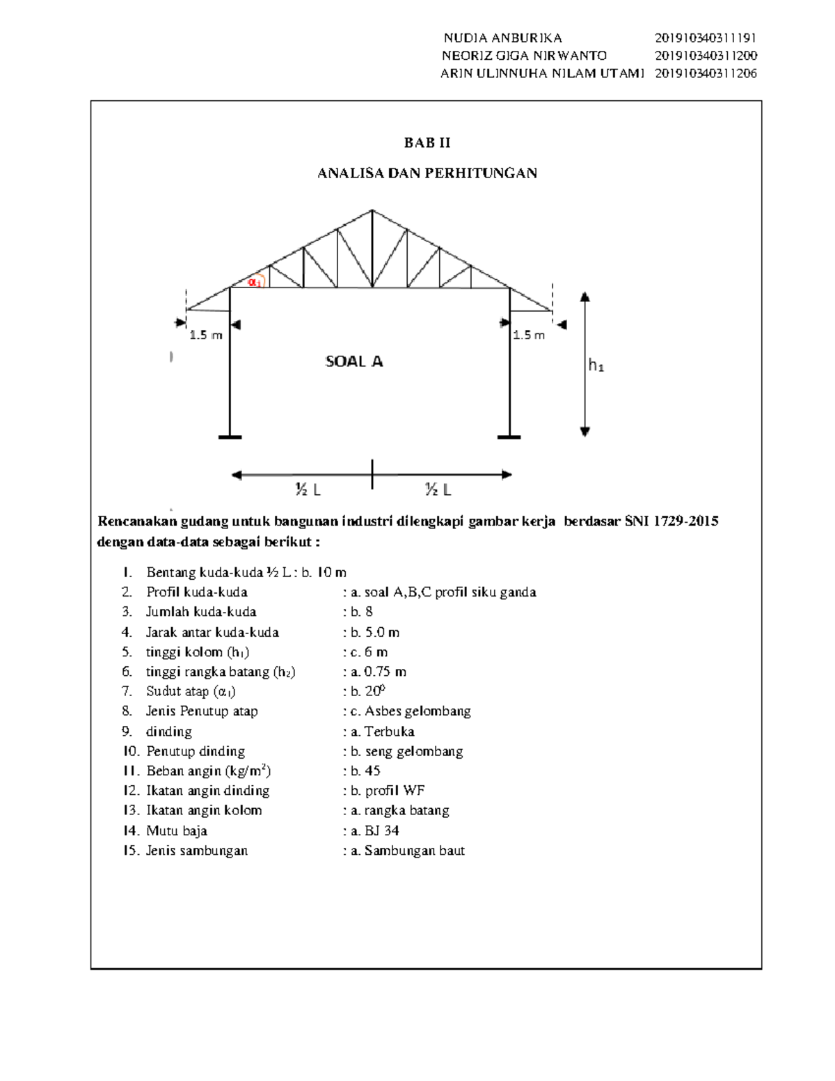 Tubes BAJA - Teknik Sipil - NEORIZ GIGA NIRWANTO 201910340311200 ARIN ...