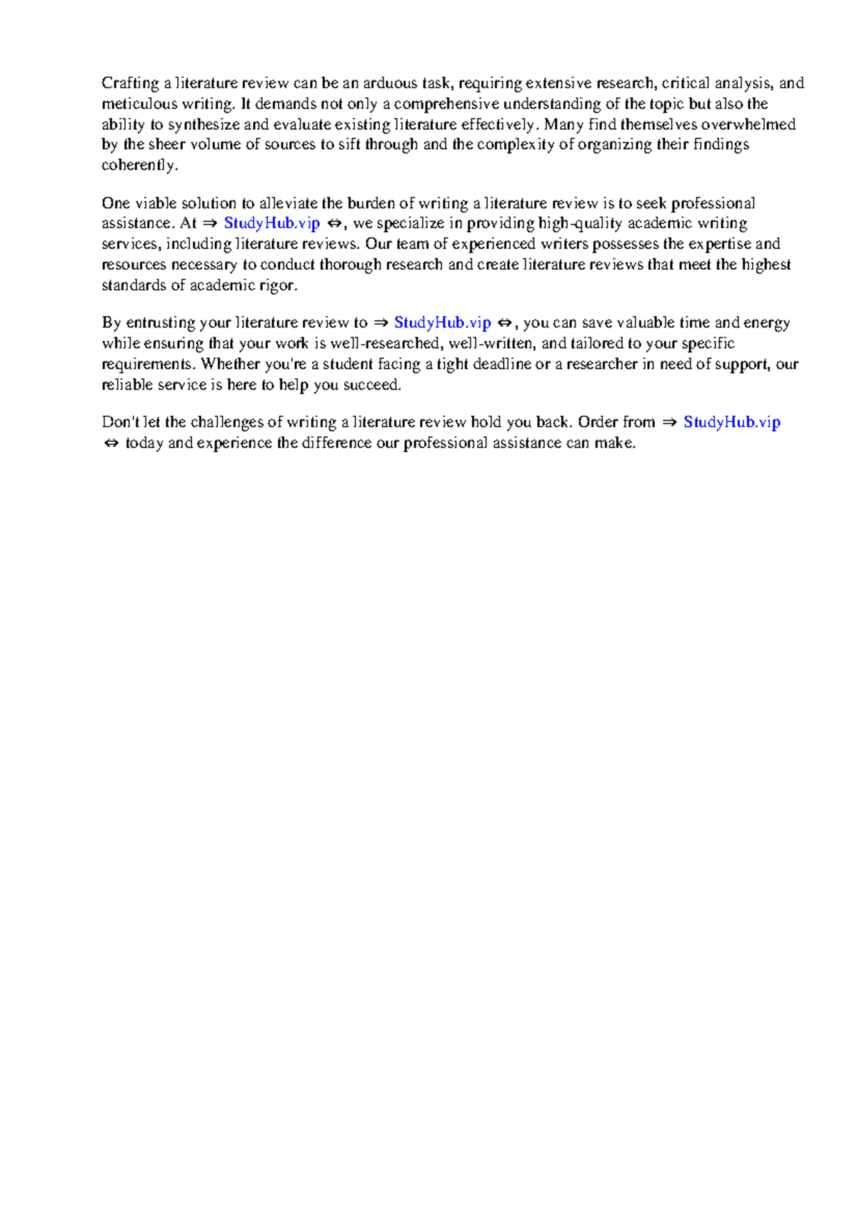 Review Literature Review Example - Crafting a literature review can be ...