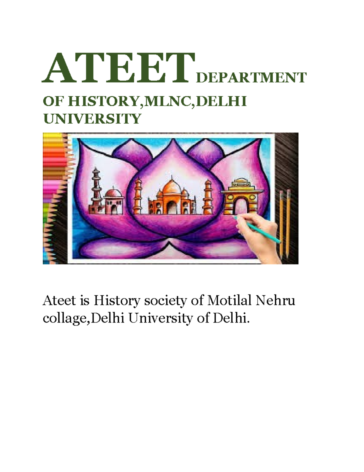 Ateetdepartment OF History - BA(H) History - ATEETDEPARTMENT OF HISTORY ...