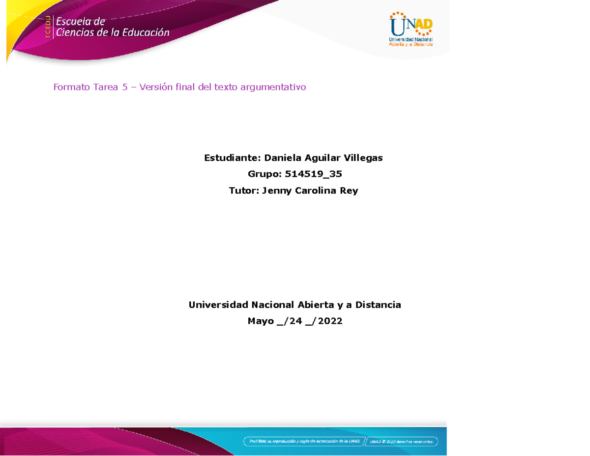 Formato Tarea-5 - GUIAS - Formato Tarea 5 – Versión Final Del Texto ...