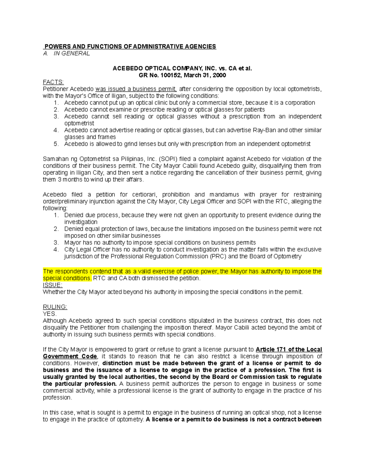 Powers And Functions Of Administrative Agencies Powers And Functions