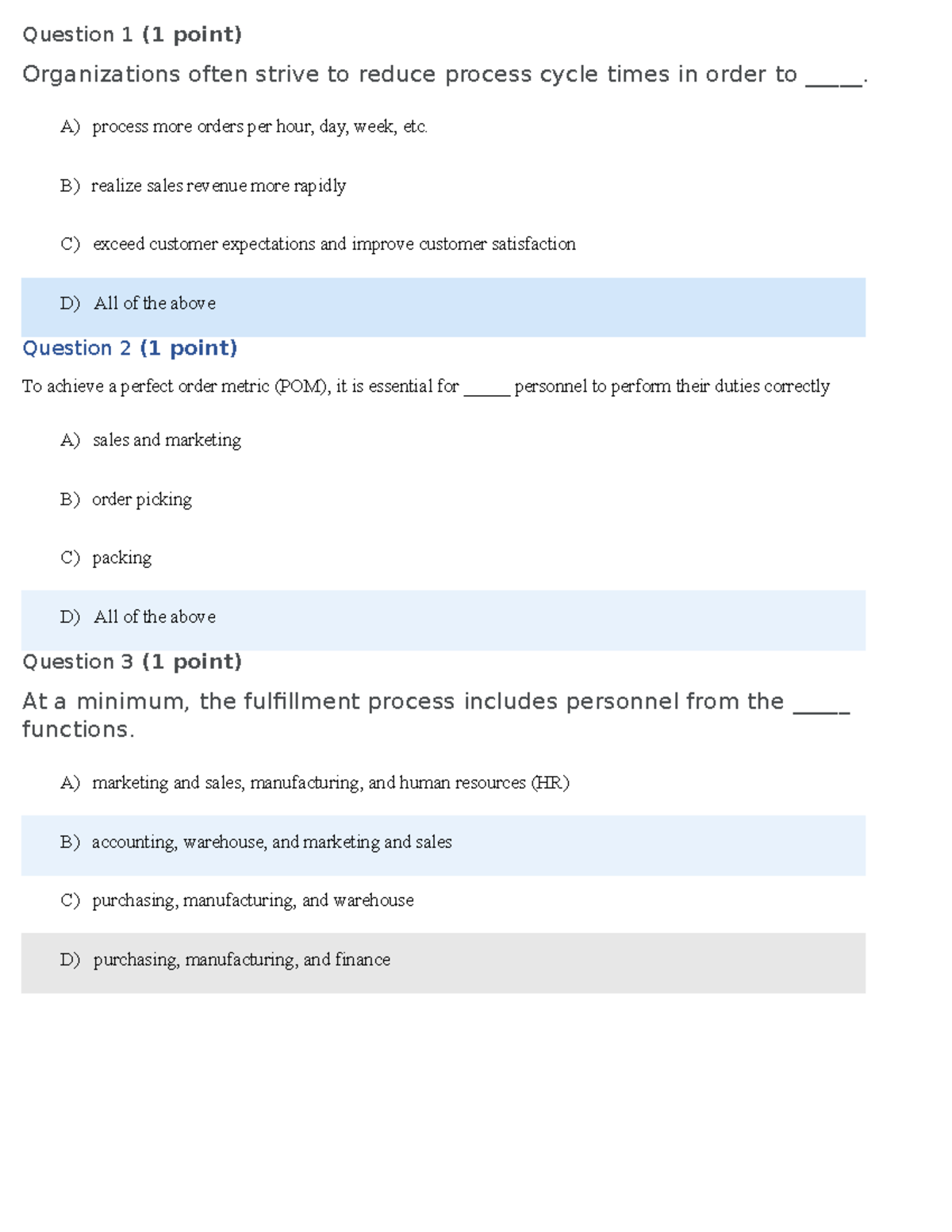 Management Information Systems Quiz 09 Quiz 95% (complete) Quiz 09 Quiz ...