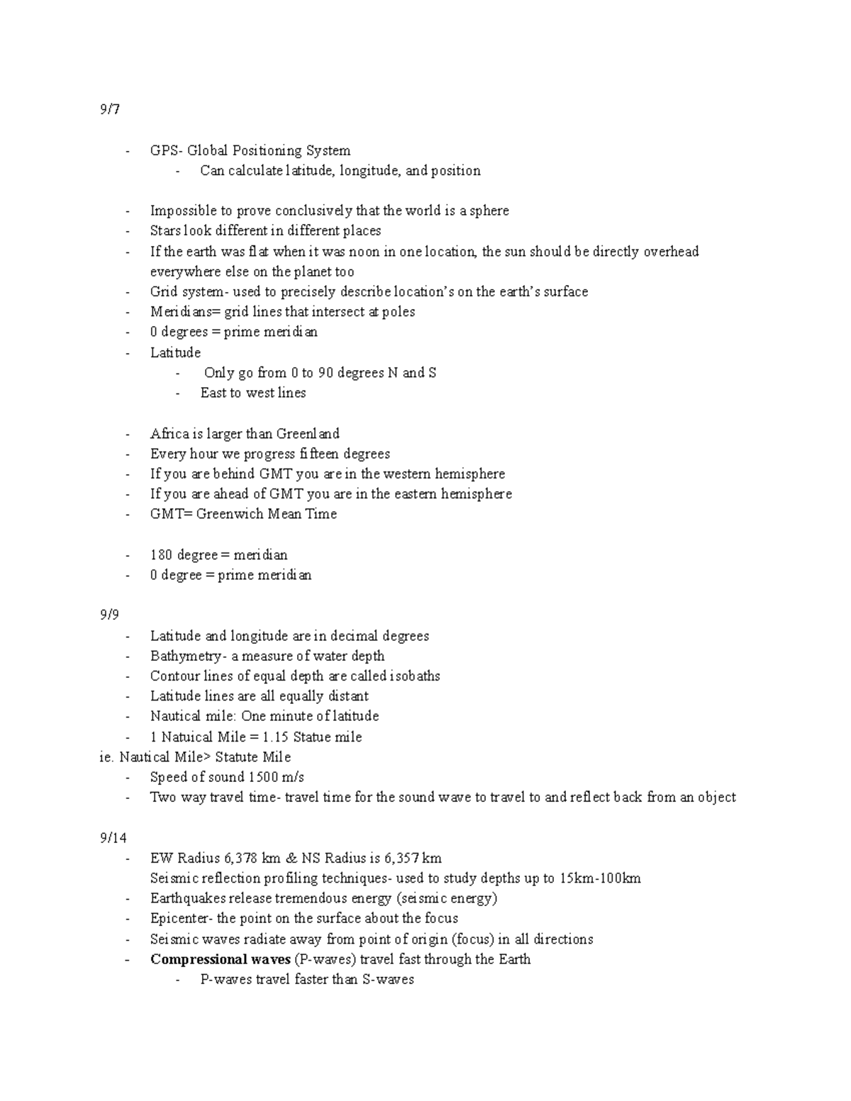 Oceanography Lecture Notes 9/ GPS Global Positioning System Can
