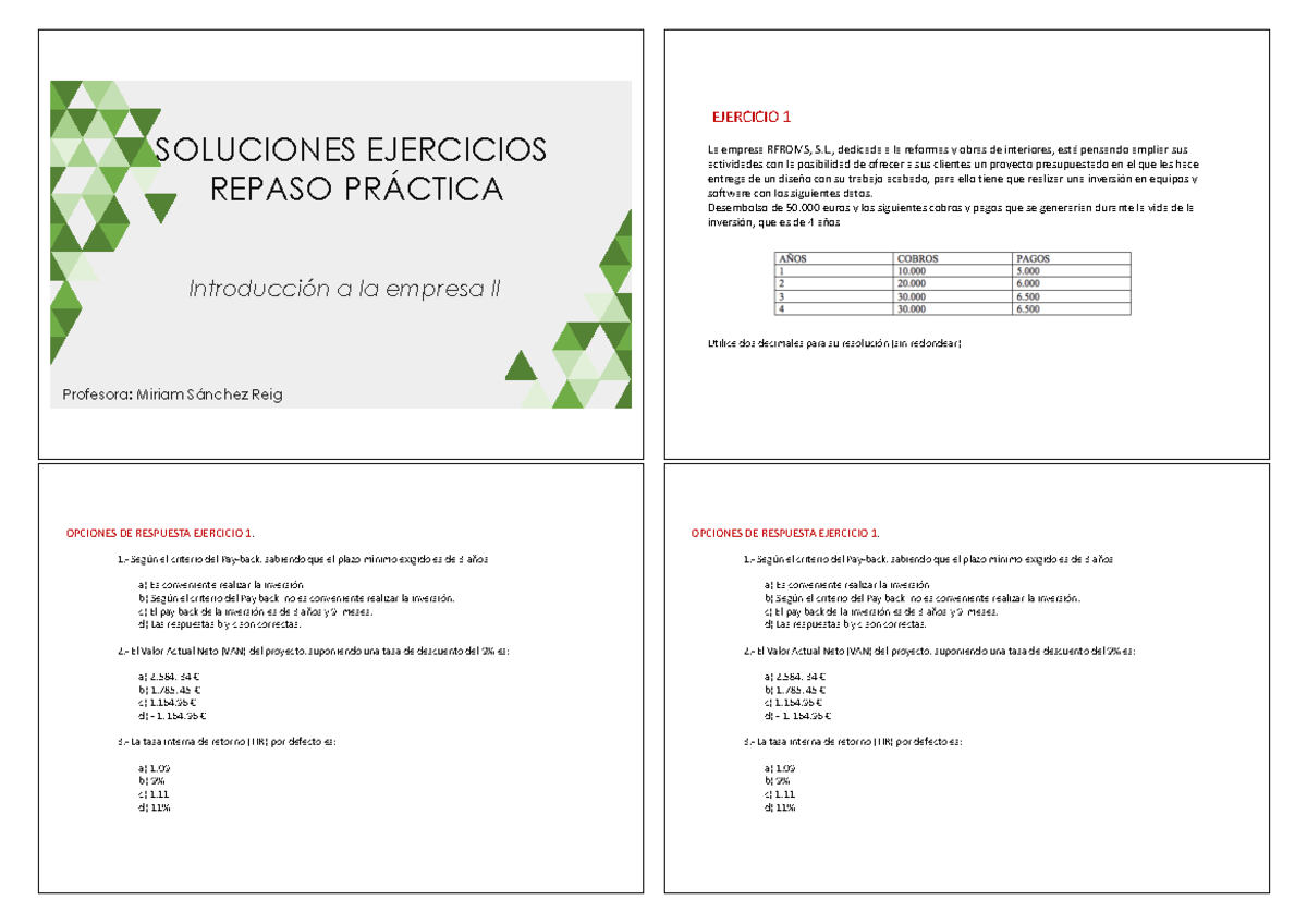 Resolución ejercicios de repaso 1 de Intro II - SOLUCIONES EJERCICIOS ...
