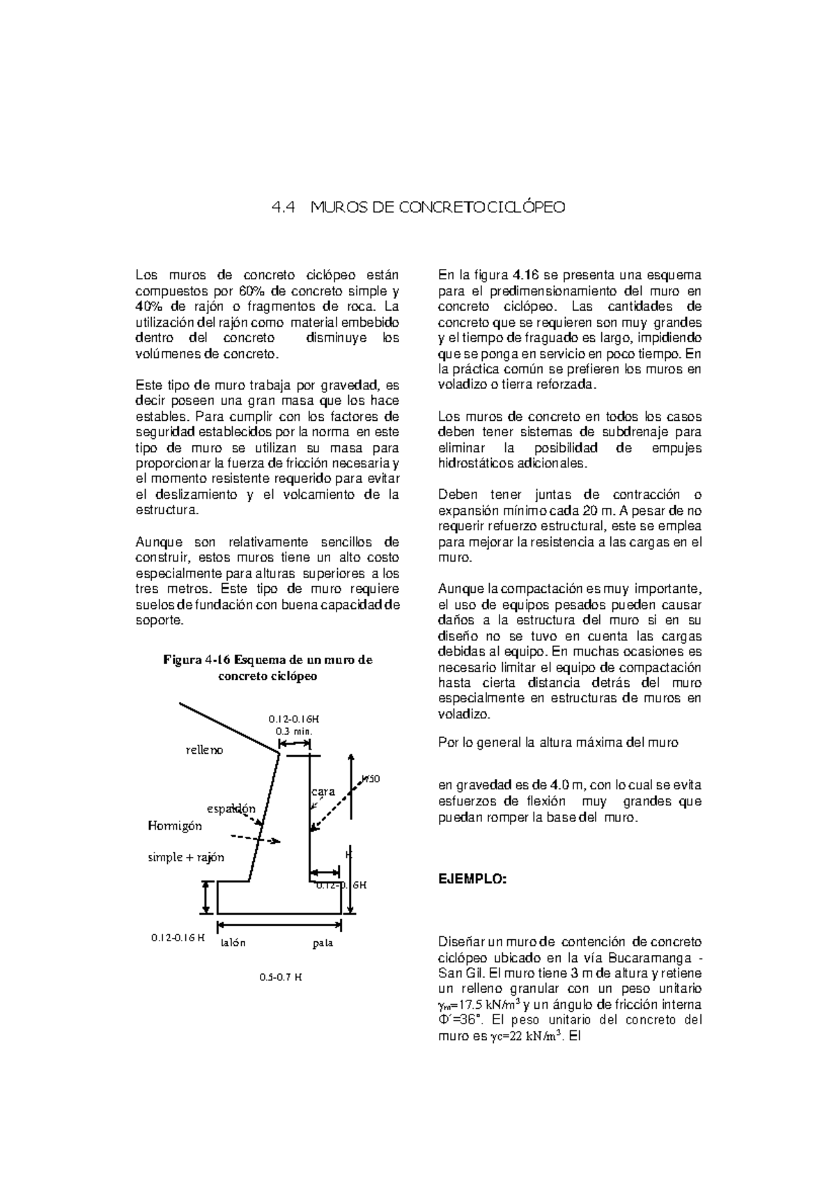 Muros DE Concreto CiclÓpeo - DE CONCRETO Muros De Concreto Por De ...