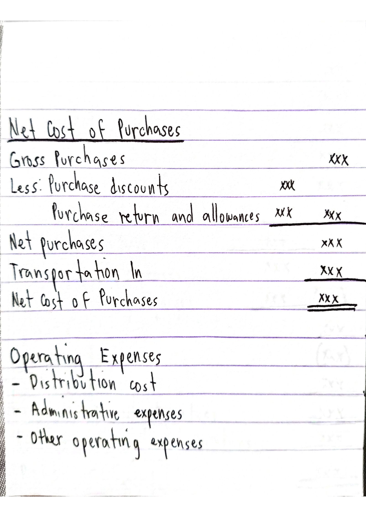 net-cost-of-purchases-net-sales-value-added-tax-statement-of