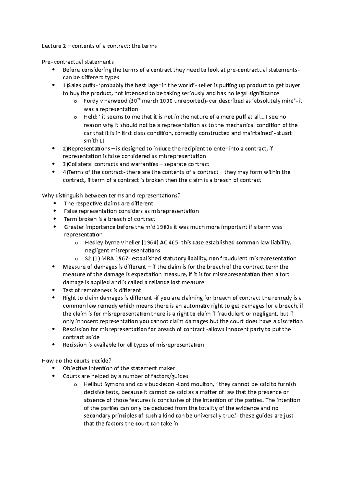 Lecture 2 Notes Llb1con Lsbu Studocu Lecture 2 Notes Llb1con Lsbu Studocu