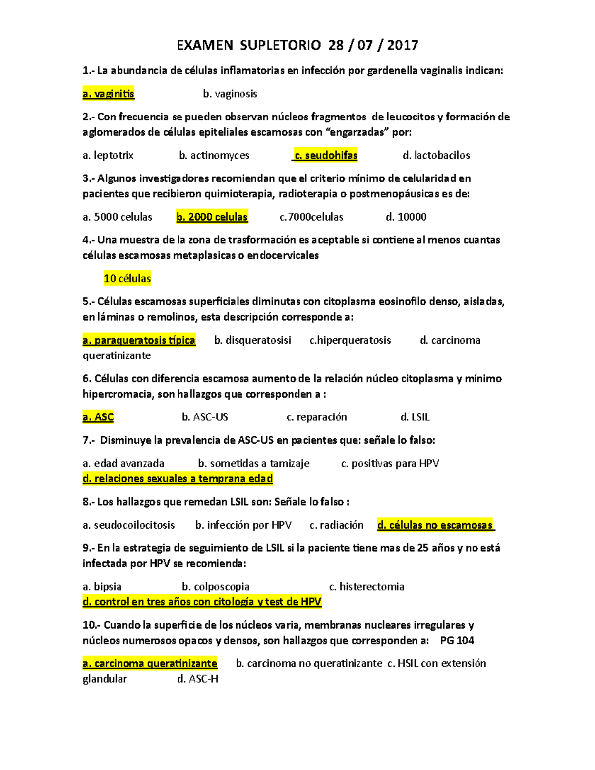 que significa metaplasia escamosa madura endocervical