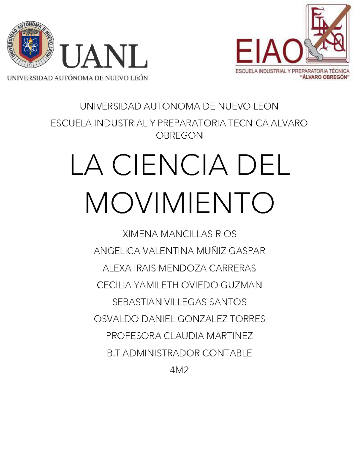 Evidencia Etapa 2 - UNIVERSIDAD AUTONOMA DE NUEVO LEON ESCUELA ...
