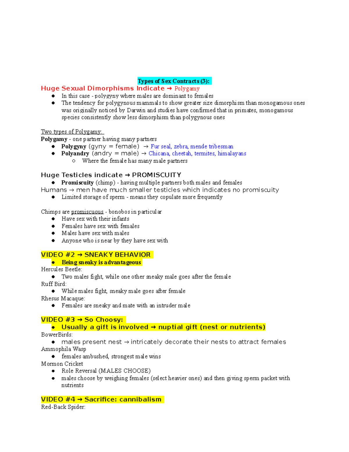 Unit 1 Lecture 3 Types Of Sex Contracts Types Of Sex Contracts 3