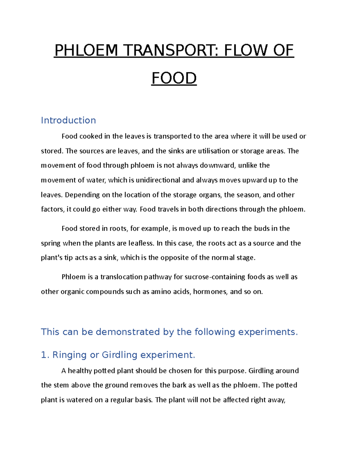 brief-note-on-phloem-transport-phloem-transport-flow-of-food