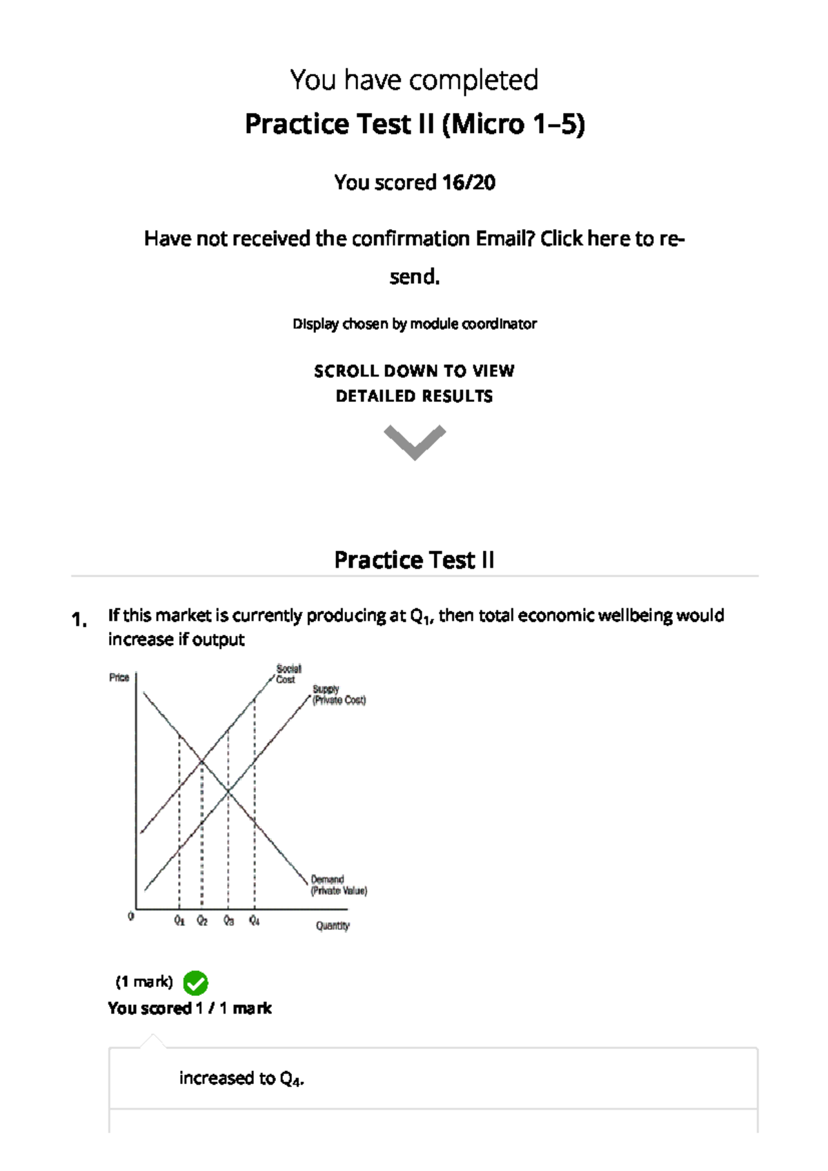 Practice 2 - ascasc - Practice Test II If this market is currently ...