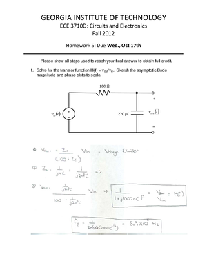 Logic Examples - Homework Solutions - ECE 3710 - Studocu