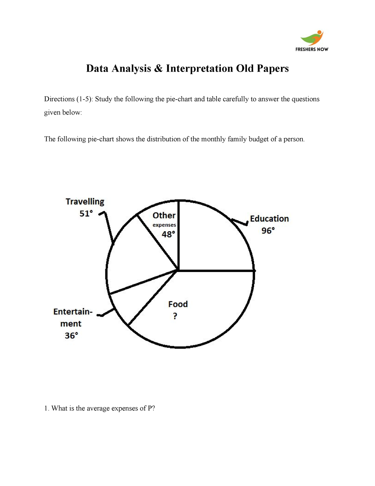 Data Analysis Interpretation Practice Papers - Data Analysis ...