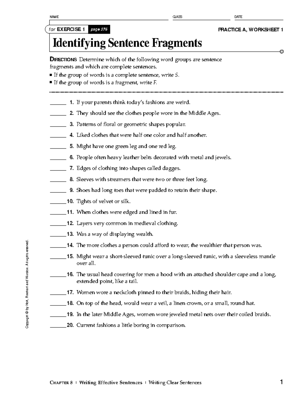 Fragments and Run Ons 9 Worksheets - DIRECTIONS Determine which of the following word groups are - Studocu fragments-and-run-ons-9-worksheets-directions-determine-which-of-the-following-word-groups-are-studocu