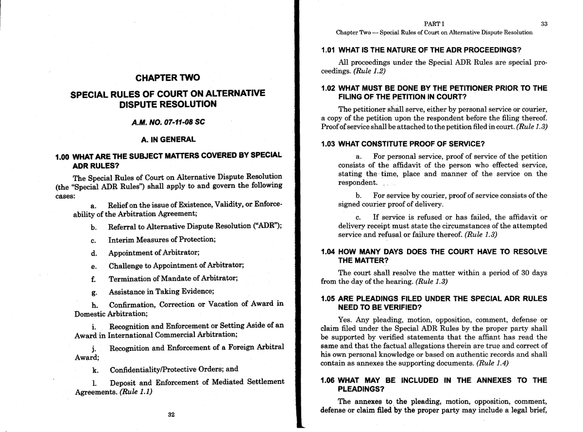 Alternative Dispute Resolution And Arbitration Law Festin 2016 Ed ...