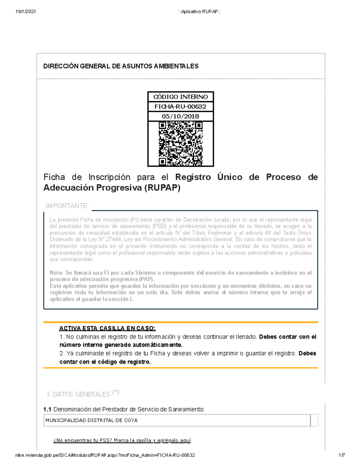 Aplicativo Rupap - uovgybj - DIRECCIÓN GENERAL DE ASUNTOS AMBIENTALES ...