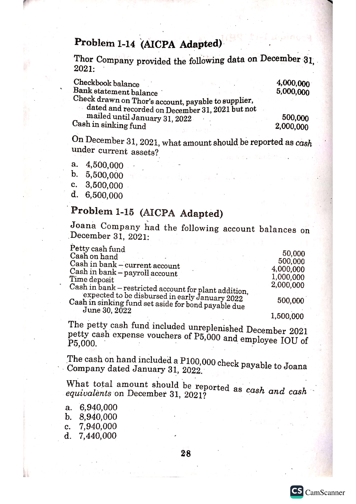 IA- Problem 1 - Intermediate Accounting (Volume 1) 2021 Edition By ...