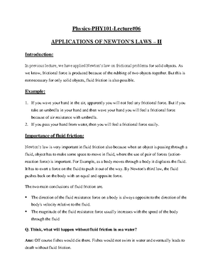 Lec3 phy101 - Physics Notes Complete - | Physics | PHY101_Lecture# 03 ...