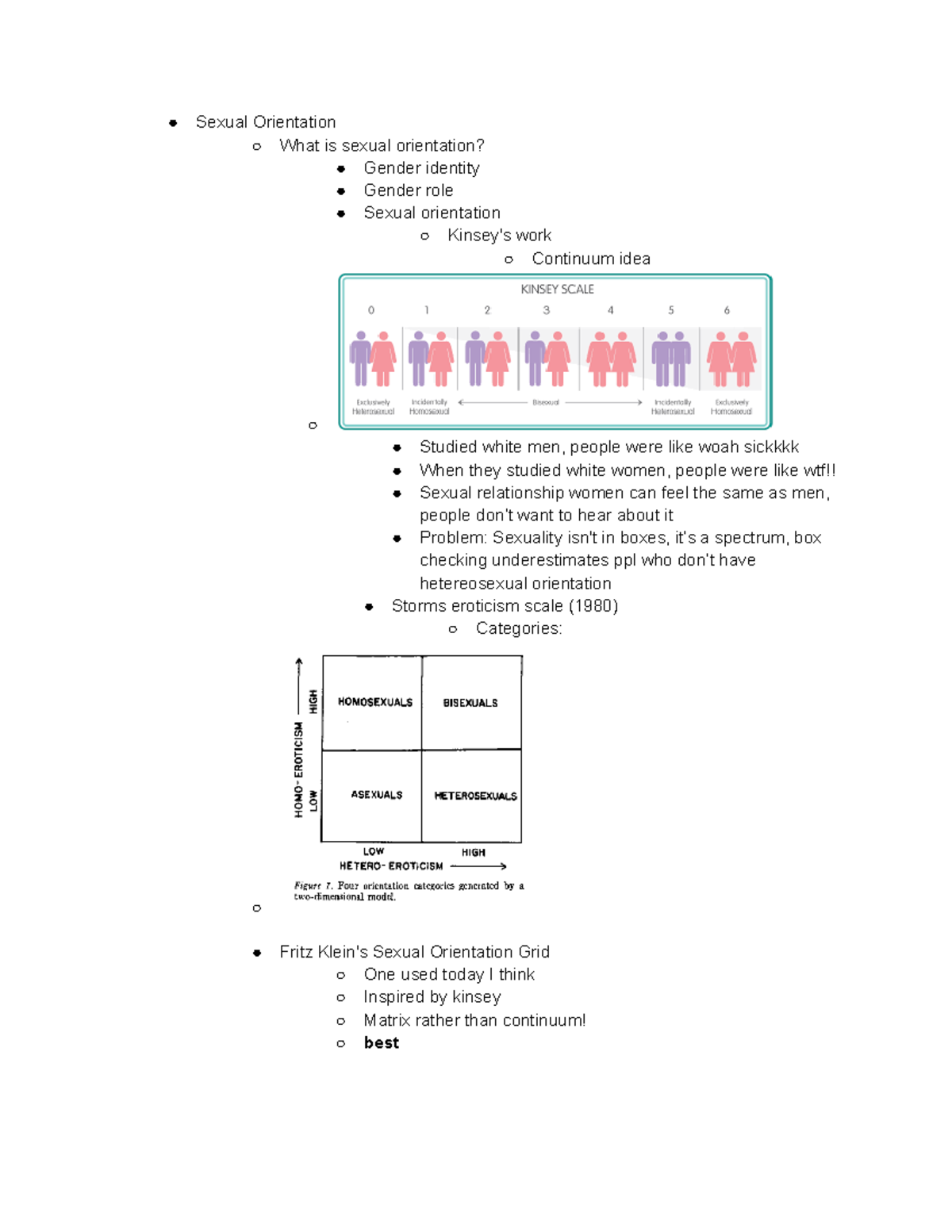 Sexual Orientation Lecture Notes - Sexual Orientation What is sexual ...