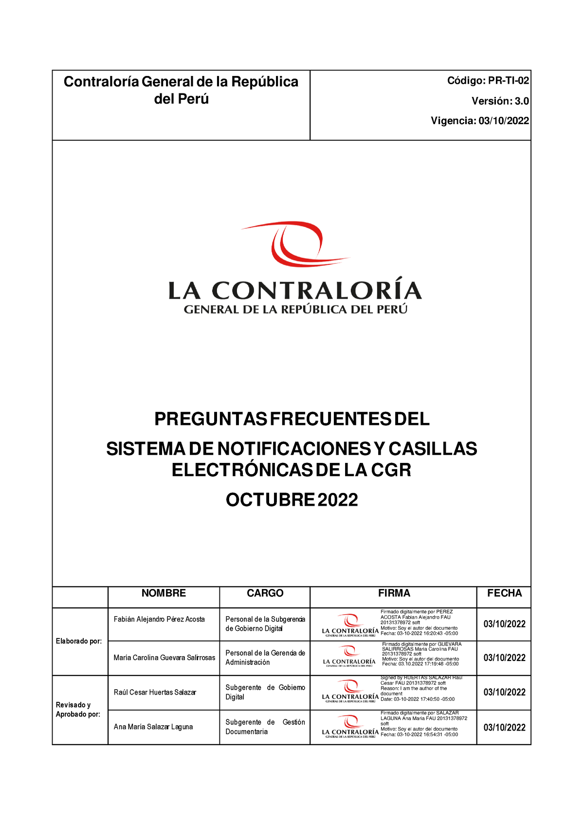 Preguntas Frecuentes E Casilla CGR - Contraloría General De La ...