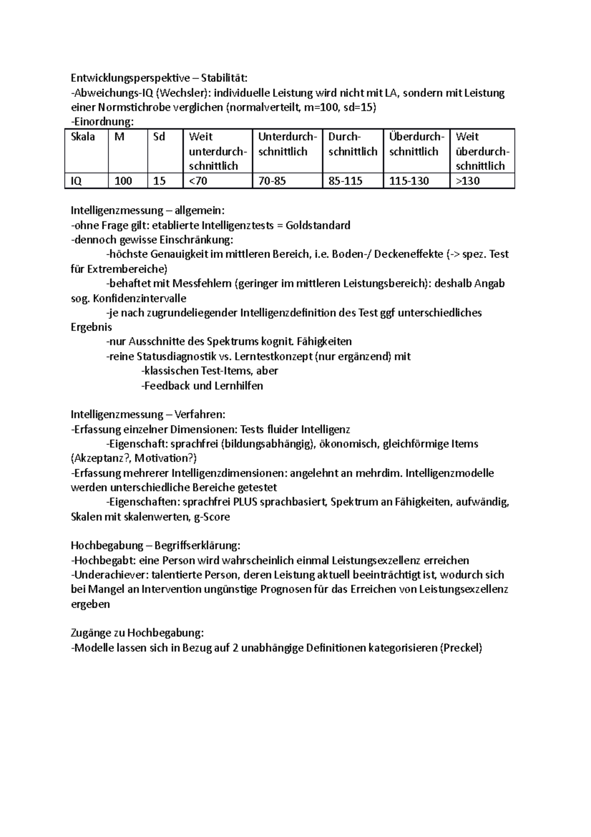 Diagnostik Sitzung 9 Studocu