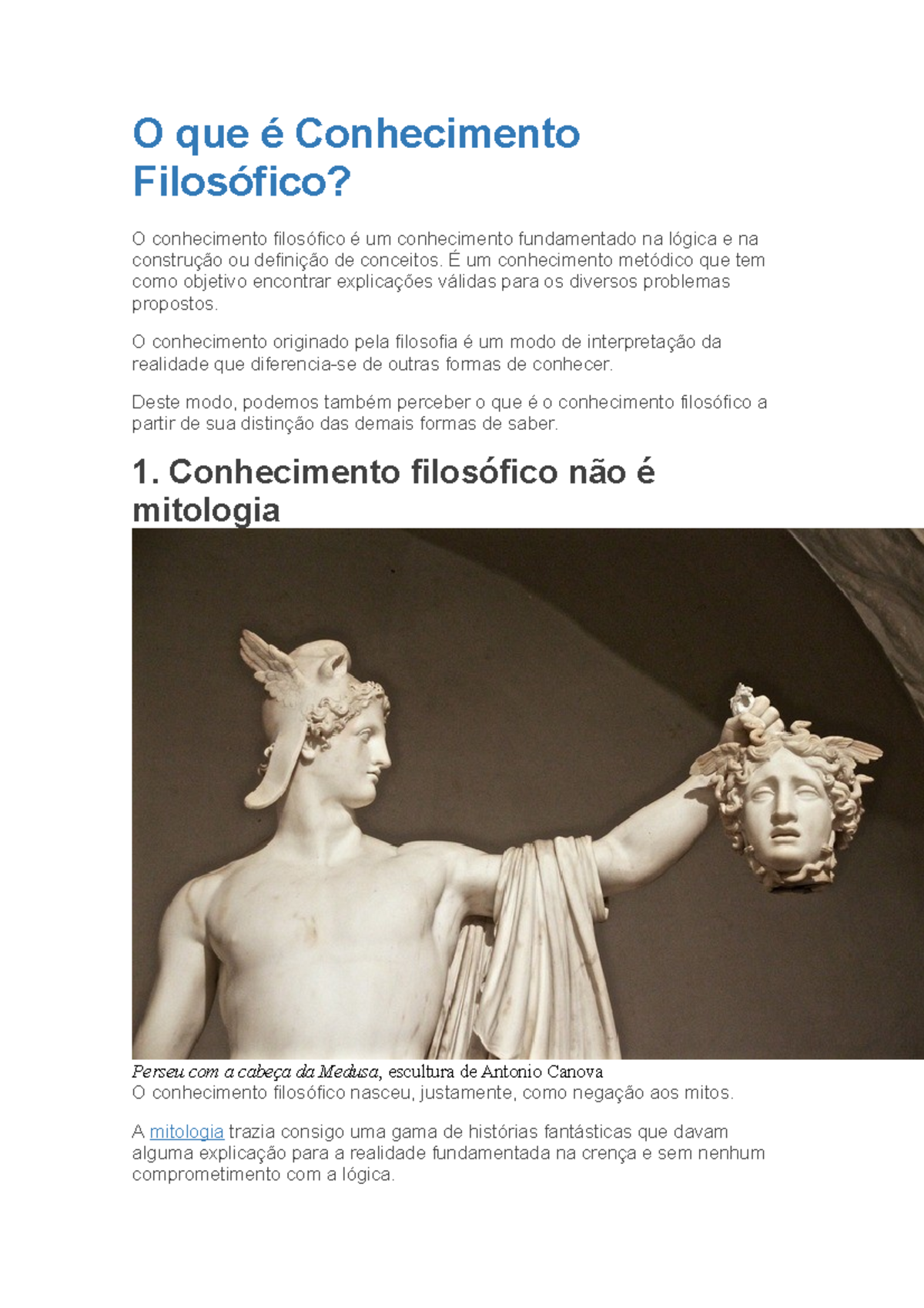 O que é Conhecimento Filosófico - O que é Conhecimento Filosófico? O ...