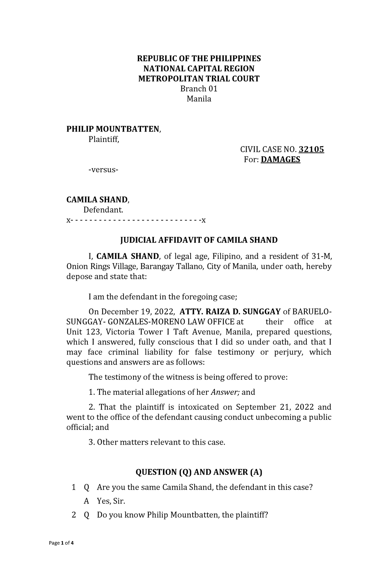 Judicial Affidavit Of Camila Shand REPUBLIC OF THE PHILIPPINES   Thumb 1200 1835 