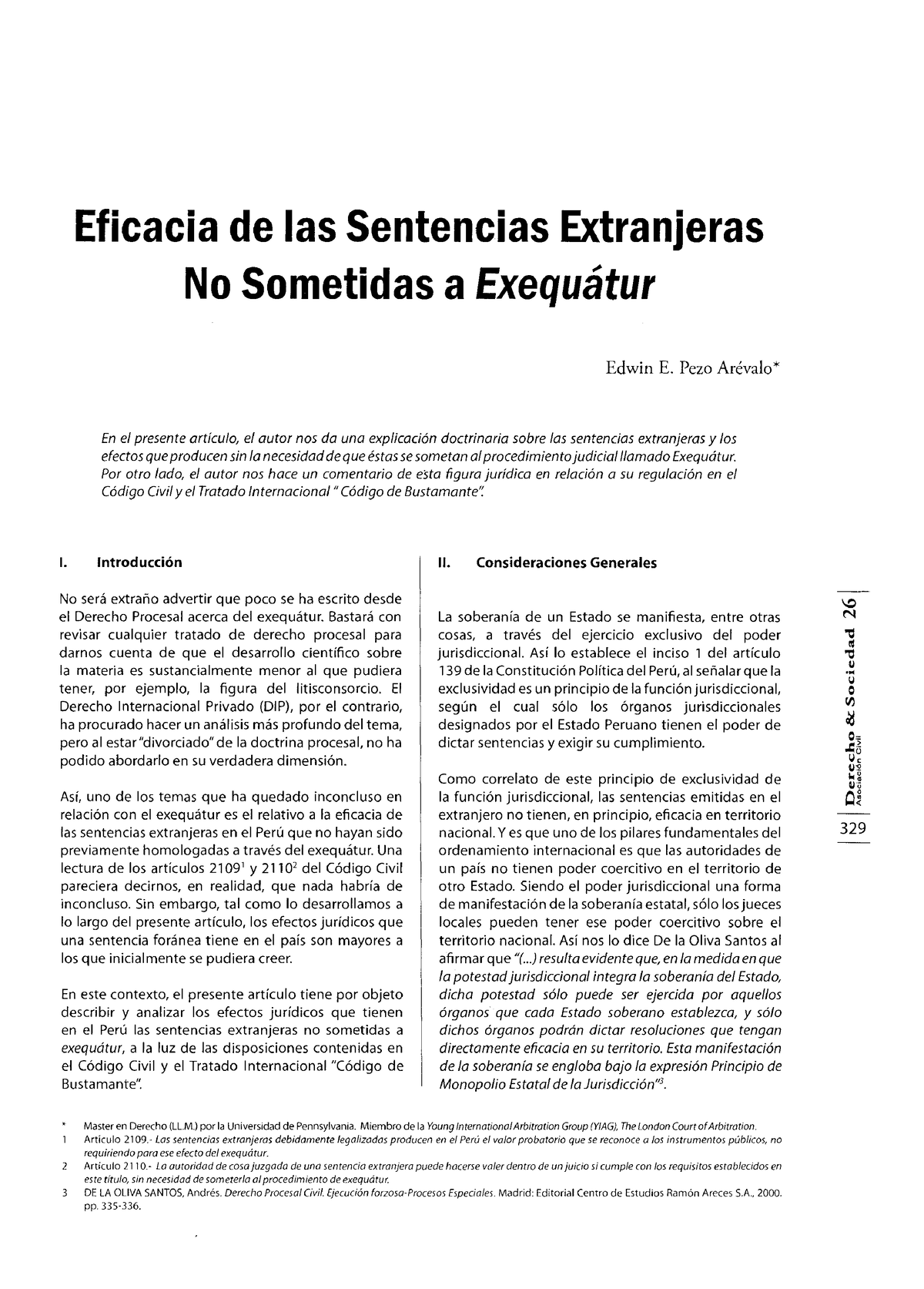 Dialnet-Eficacia De Las Sentencias Extranjeras No Sometidas AExeq ...