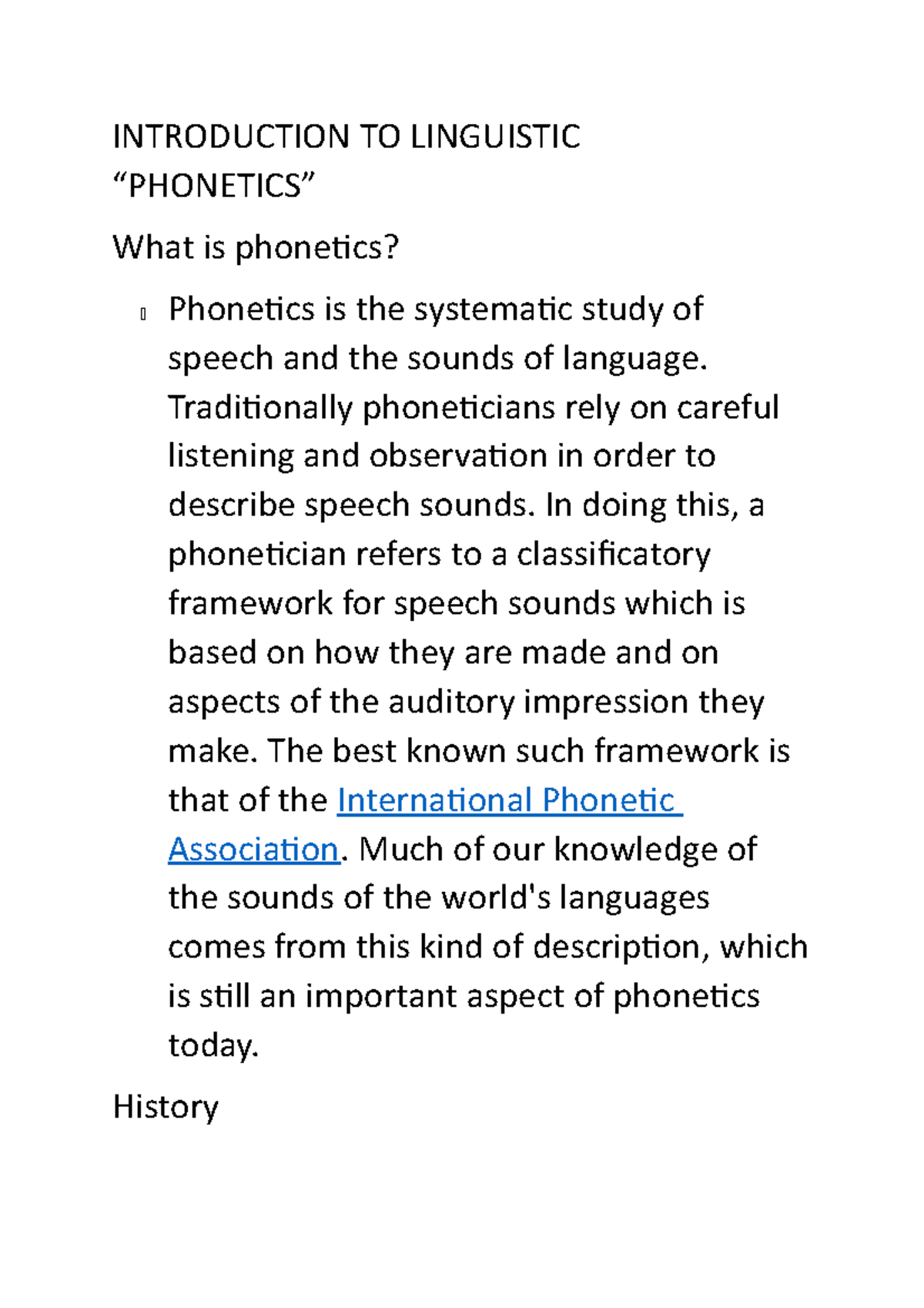 Introduction TO Linguistic Phonetics - INTRODUCTION TO LINGUISTIC ...