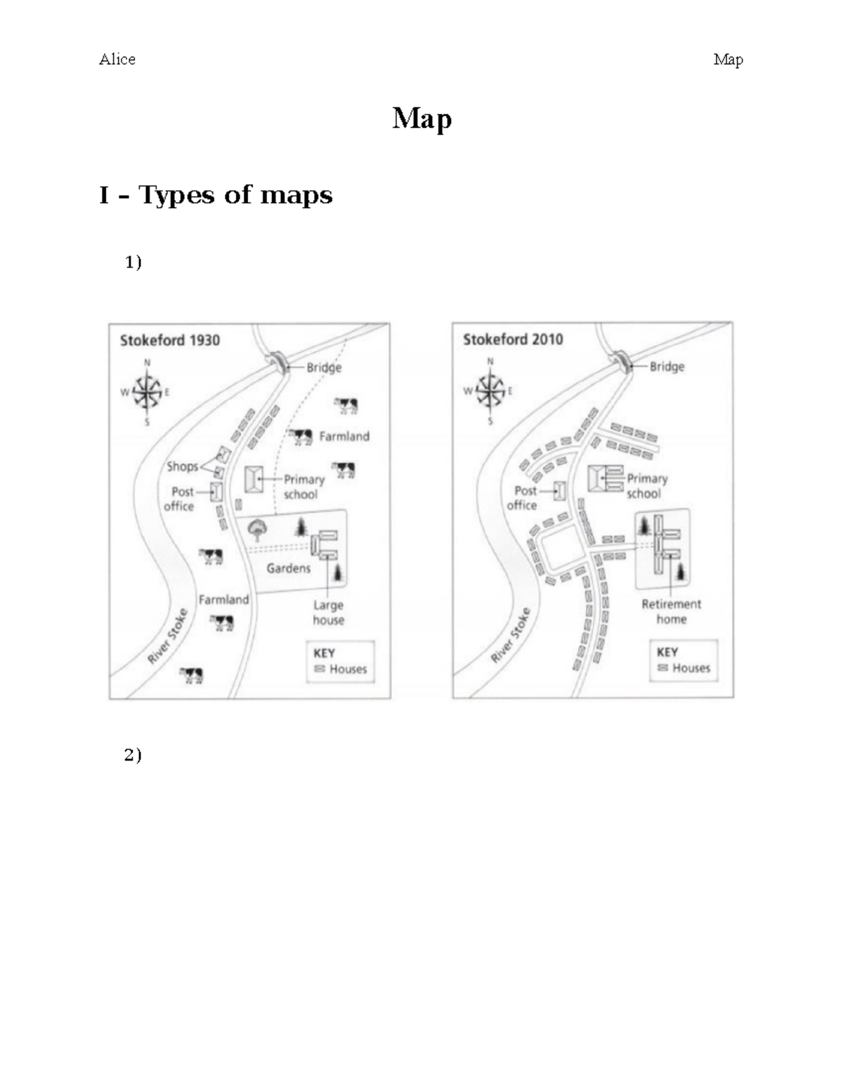Map - hay cực - Map I – Types of maps 1) 2) 3) II- How to write a map ...