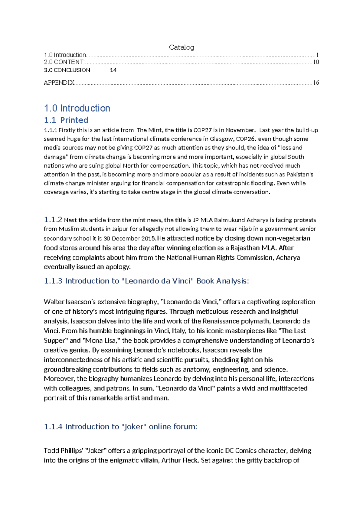 Group 12 Assignment C (e) - Catalog 1 - Studocu