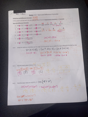 1.5 Notes: Analyzing Graphs of Functions - MATH 118 - Studocu