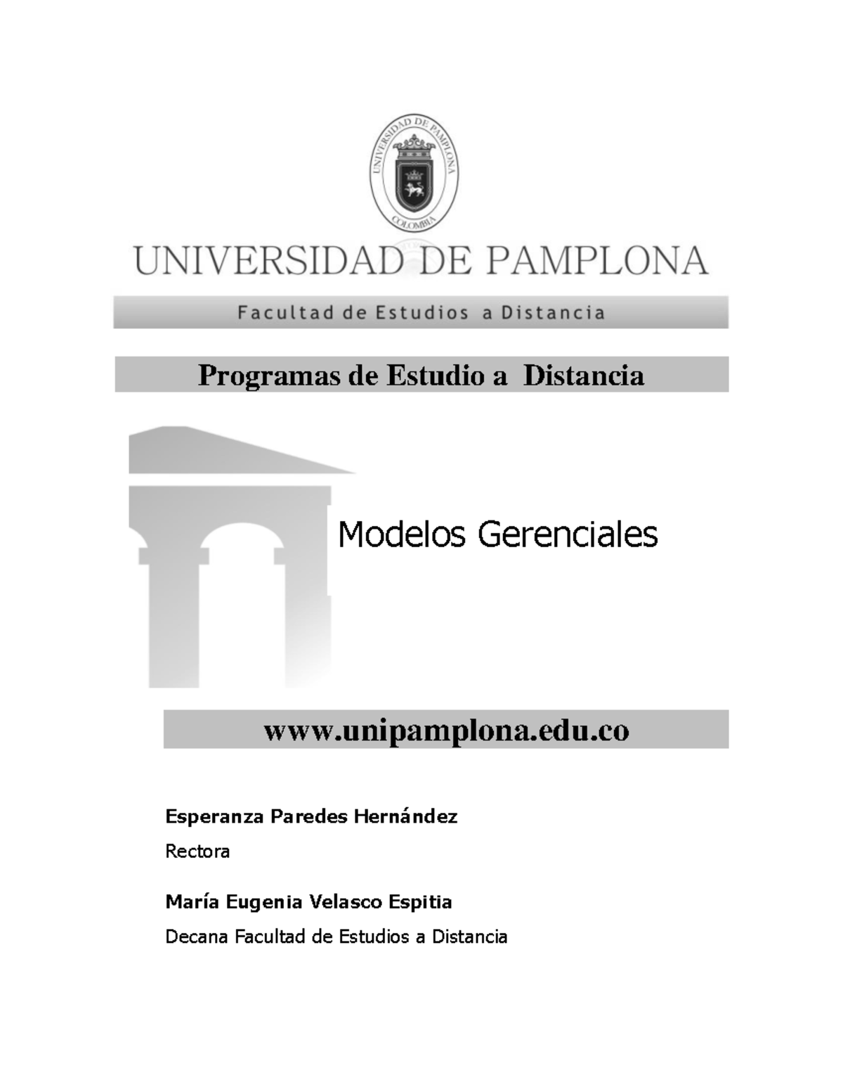 Modelgerenciales - .................. - Programas De Estudio A ...