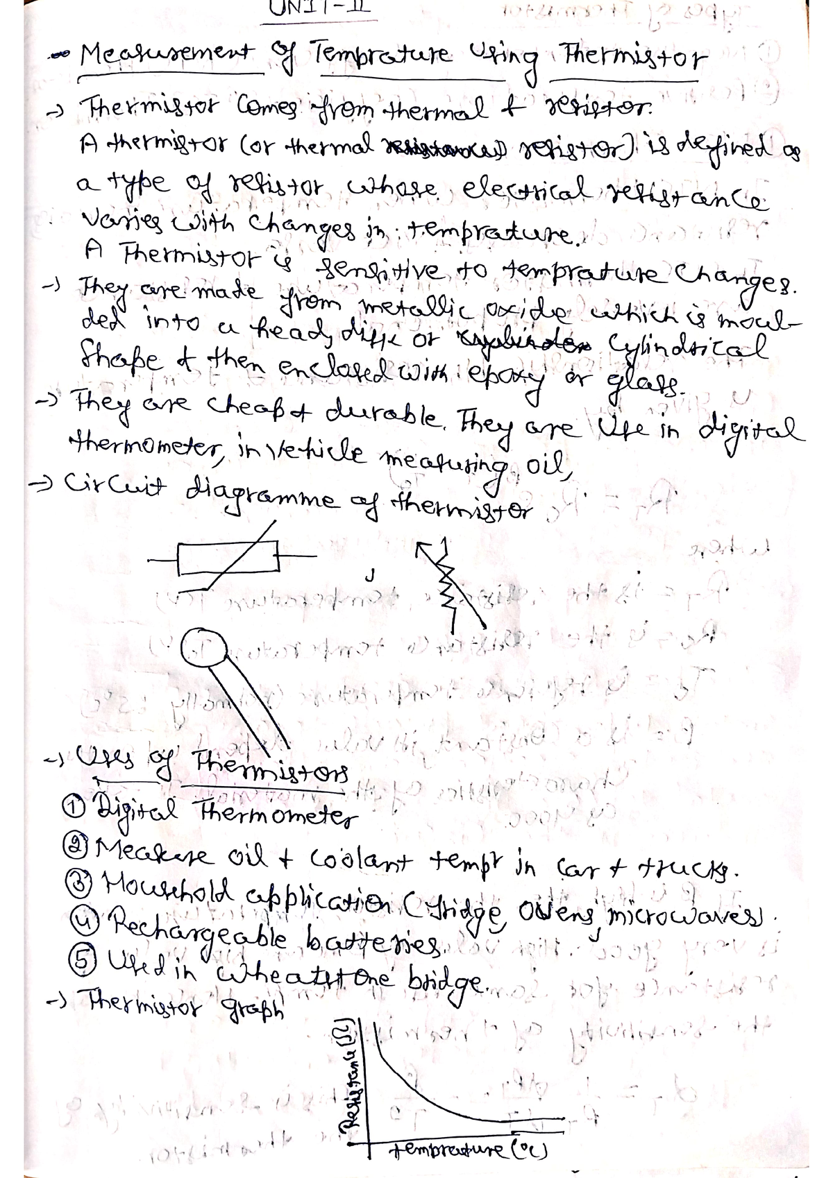 Unit 3 Sensor - Notes - B.Tech CSE (2nd Year) - Studocu