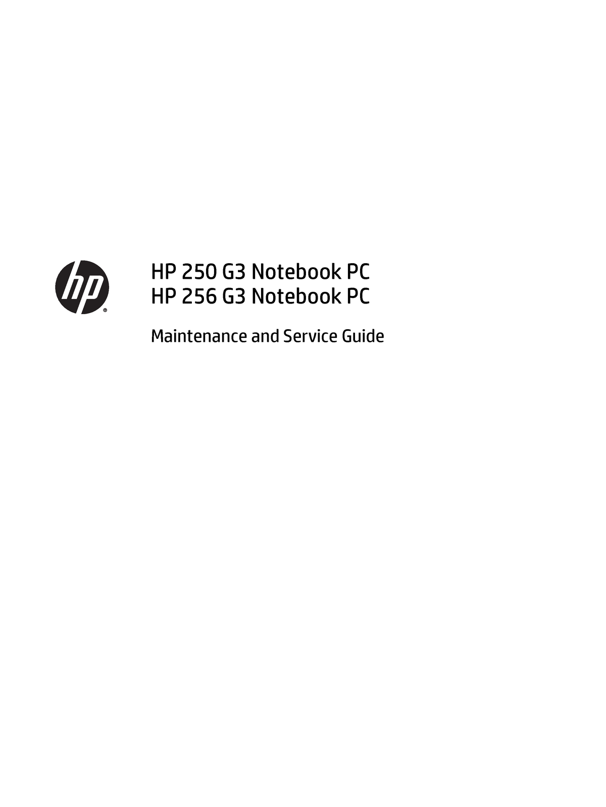 C04655216 - matem - HP 250 G3 Notebook PC HP 256 G3 Notebook PC