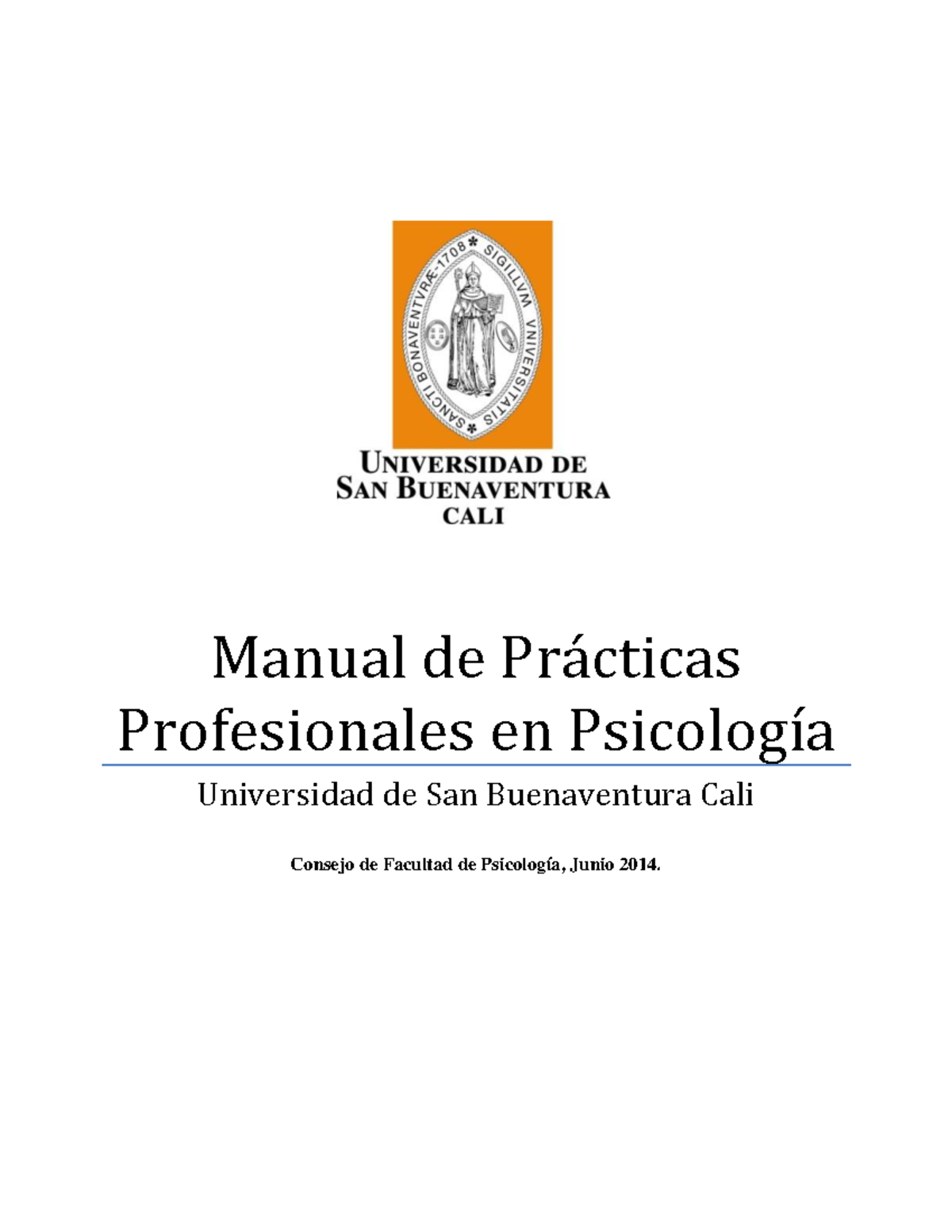 Manual De Practicas Profesionales En Psicologia - Manual De Prácticas ...