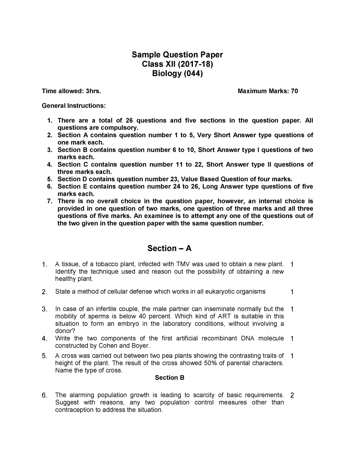 case study based questions grade 12 biology